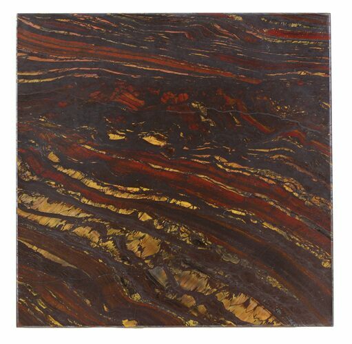 Tiger Iron Stromatolite Shower Tile - Billion Years Old #48783